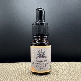 Huile de CBD Bio 9% - 10mL...